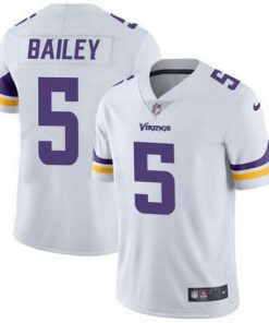 Men's Minnesota Vikings #5 Dan Bailey White Vapor Untouchable Limited Stitched NFL Jersey