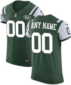 Men's New York Jets Green Team Color Vapor Untouchable Custom Elite NFL Stitched Jersey
