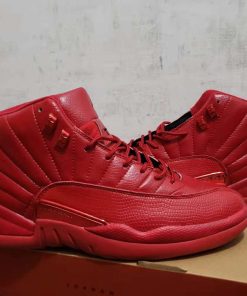 Men's Running Weapon Air Jordan 12  Red Shoes 093