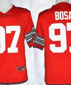 Buckeyes #97 Joey Bosa Red Diamond Quest Stitched NCAA Jersey