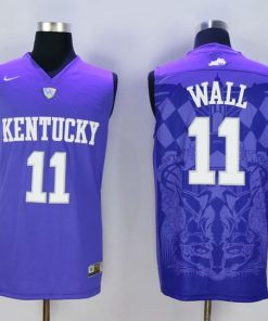 Wildcats #11 John Wall Blue Basketball Stitched NCAA Jersey