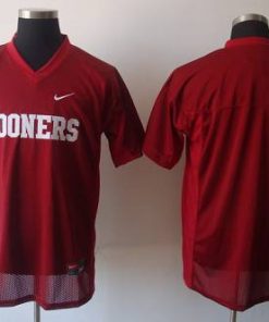 Sooners Blank Red Stitched NCAA Jersey