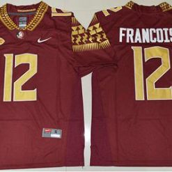 Seminoles #12 Deondre Francois Red Limited Stitched NCAA Jersey