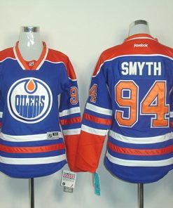Oilers #94 Ryan Smyth Light Blue Women's Home Stitched NHL Jersey