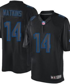 Nike Bills #14 Sammy Watkins Black Men's Stitched NFL Impact Limited Jersey
