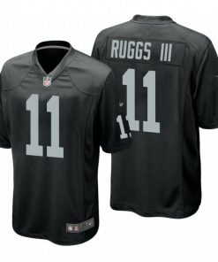 Men's Oakland Raiders #11 Henry Ruggs III Black Game Stitched Jersey