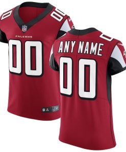 Men's Atlanta Falcons  Red Vapor Untouchable Custom Elite Stitched NFL Jersey