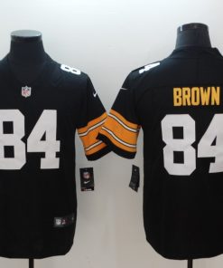 Men's Pittsburgh Steelers # 84 Antonio Brown Black 2018 Vapor Untouchable Limited Stitched NFL Jersey