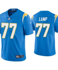 Men's Los Angeles Chargers #77 Forrest Lamp 2020 Blue Vapor Untouchable Limited Stitched Jersey
