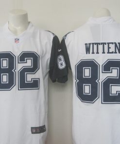 Men's Nike Cowboys# 82 Jason Witten White Limited Rush Stitched NFL Jersey