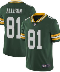 Men's Green Bay Packers #81 Geronimo Allison Green Vapor Untouchable Limited Stitched NFL Jersey