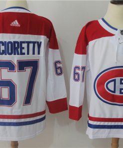 Men's Adidas Montreal Canadiens #67 Max Pacioretty White Stitched NHL Jersey