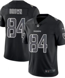 Men's Oakland Raiders #84 Antonio Brown Black Impact Limited Stitched NFL Jersey