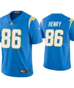 Men's Los Angeles Chargers #86 Hunter Henry 2020 Blue Vapor Untouchable Limited Stitched Jersey