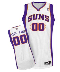 Suns Personalized Authentic White NBA Jersey (S-3XL)