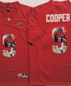 Crimson Tide #9 Amari Cooper Red Player Fashion Stitched NCAA Jersey