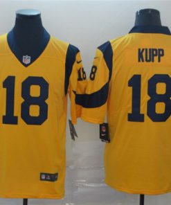 Men's Los Angeles Rams #18 Cooper Kupp Gold 2019 Vapor Untouchable Limited Stitched NFL Jersey