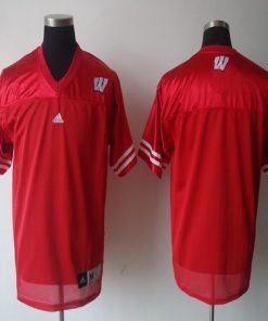 Badgers Blank Red Stitched NCAA Jersey