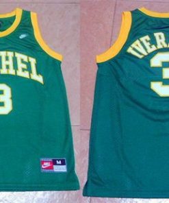 76ers #3 Allen Iverson Green Bethel High School Nike Stitched NBA Jersey