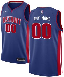 Men's Detroit Pistons Customized Stitched NBA Jersey