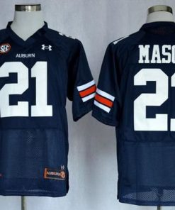 Tigers #21 Tre Mason Blue Stitched NCAA Jersey