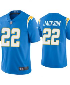 Men's Los Angeles Chargers #22 Justin Jackson 2020 Blue Vapor Untouchable Limited Stitched Jersey