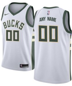 Men's Milwaukee Bucks Customized Stitched NBA Jersey