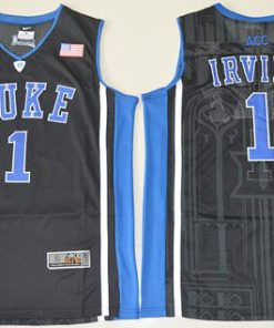 Blue Devils #1 Kyrie Irving Black Basketball Stitched NCAA Jersey