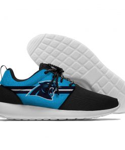 Men's NFL Carolina Panthers  Roshe Style Lightweight Running Shoes 004