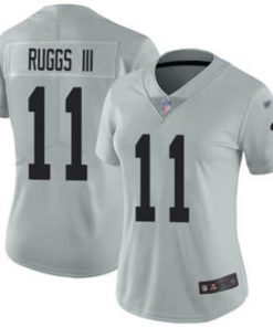 Women's Las Vegas Raiders #11 Henry Ruggs III Grey Vapor Untouchable Limited Stitched NFL Jersey(Run Small)
