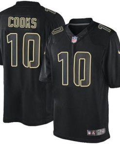 Nike Saints #10 Brandin Cooks Black Men's Stitched NFL Impact Limited Jersey