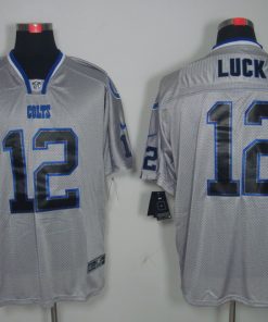 Men's Indianapolis Colts #12 Andrew Luck Gray Limited Stitched NFL Jersey