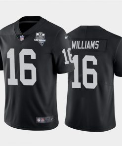 Men's Oakland Raiders Black #16 Tyrell Williams 2020 Inaugural Season Vapor Limited Stitched NFL Jersey
