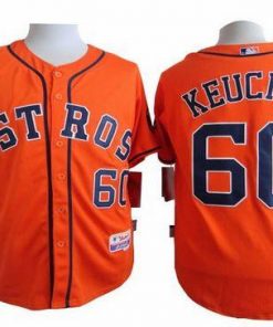 Astros #60 Dallas Keuchel Orange Cool Base Stitched MLB Jersey