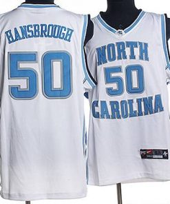 North Carolina #50 Tyler Hansbrough White Stitched NCAA Jersey