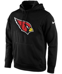 Men's Arizona Cardinals Nike Black KO Logo Essential Hoodie