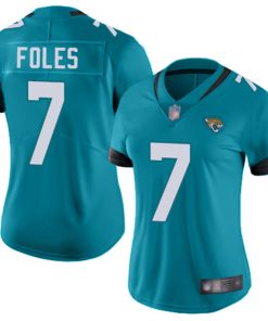 Women's Jaguars #7 Nick Foles Teal Vapor Untouchable Limited Stitched NFL Jersey
