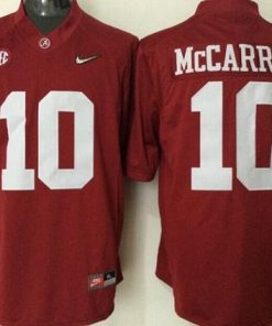 Crimson Tide #10 AJ McCarron Red Limited Stitched NCAA Jersey