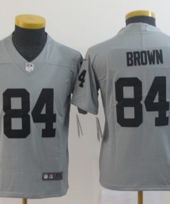 Youth Oakland Raiders #84 Antonio Brow 2019 Gary Inverted Legend Stitched NFL Jersey