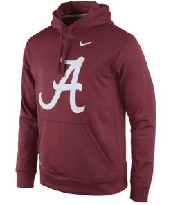 Alabama Crimson Tide Nike Practice Performance Hoodie Crimson