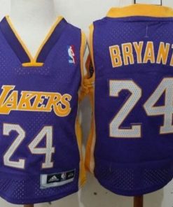 Toddler Lakers #24 Kobe Bryant Purple Stitched NBA Jersey