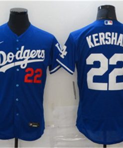 Dodgers 22 Clayton Kershaw Royal 2020 Nike Flexbase Jersey