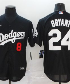 Dodgers 24 Kobe Bryant Black 2020 Nike KB Cool Base Jersey