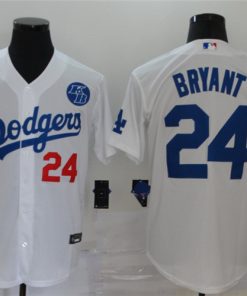 Dodgers 24 Kobe Bryant White 2020 Nike KB Cool Base Jersey2