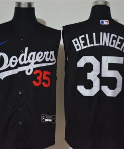 Dodgers 35 Cody Bellinger Black Nike Cool Base Sleeveless Jersey
