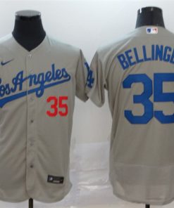 Dodgers 35 Cody Bellinger Gray 2020 Nike Flexbase Jersey