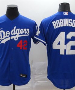 Dodgers 42 Jackie Robinson Royal 2020 Nike Flexbase Jersey