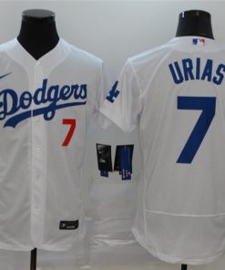Dodgers 7 Julio Urias White 2020 Nike Flexbase Jersey