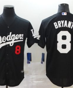 Dodgers 8 Kobe Bryant Black 2020 Nike Cool Base Jersey