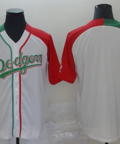 Dodgers Blank White Mexican Heritage Culture Night Jersey Mexico